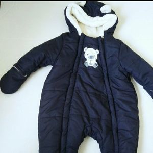 George Baby Boy SnowSuit 6 - 12 M Deep Blue